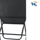 Outdoor Patio Lounge Chairs Rattan Wicker Patio Chaise Lounges Chair Gray - Atlantic Fine Furniture Inc