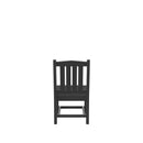 HDPE Dining Chair, Gray, With Cushion, No Armrest, Set of 2 - Atlantic Fine Furniture Inc