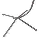 Egg Swing Chair with Stand, 300 LBS Capacity, With Comfortable Cushion, 37.4x37.4x76.77 (Grey) - Atlantic Fine Furniture Inc