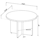 Jamestown - Round Composite Wood Dining Table - Mango