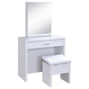 Harvey - 2-piece Vanity Set with Lift-Top Stool - Atlantic Fine Furniture Inc