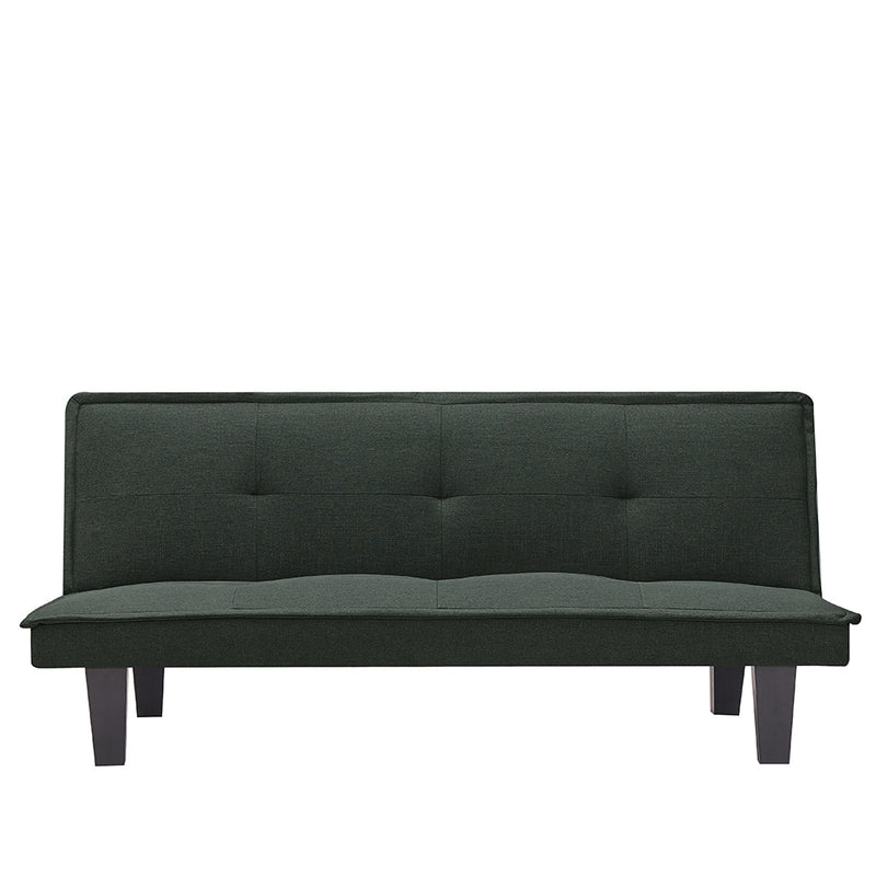 Modern Fabric  Futon Sofa Bed , Convertible Folding Futon Sofa Bed Sleeper for Home Living Room .（Dark Grey ） - Atlantic Fine Furniture Inc