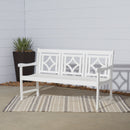 Bradley Outdoor Patio Diamond 5-foot Bench - Atlantic Fine Furniture Inc