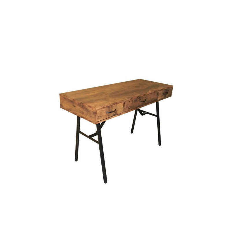 Jalia - Desk - Rustic Oak & Black
