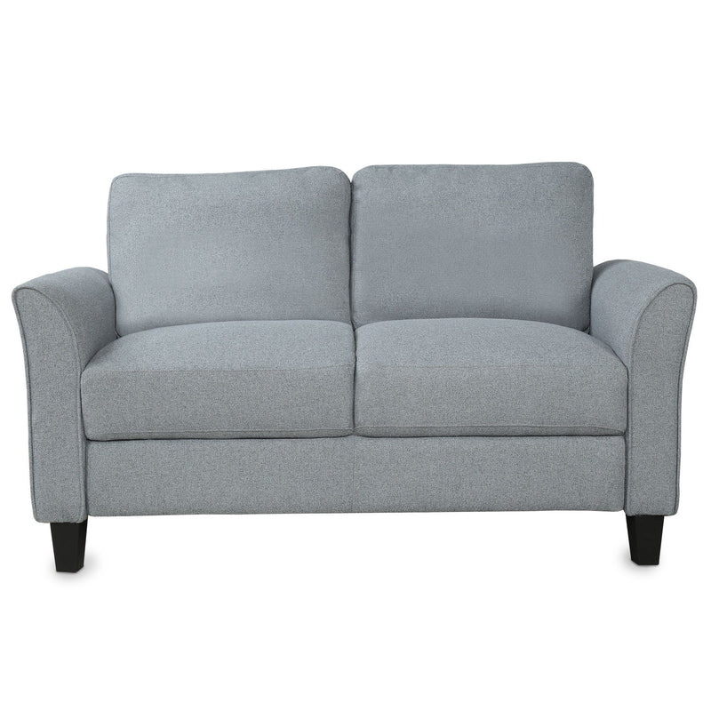Living Room Furniture Loveseat Sofa And 3 Seat Sofa - (Gray)