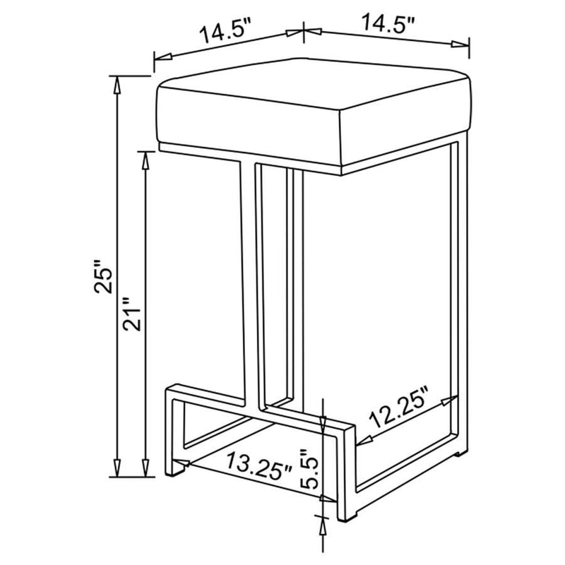 Gervase - Square Stool