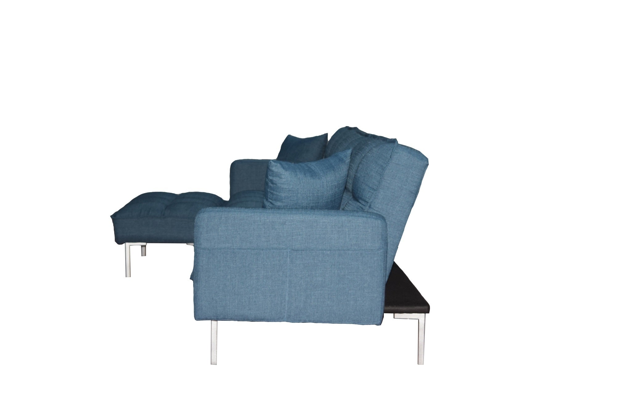 Sectional sofa couch sleeper blue - Atlantic Fine Furniture Inc