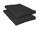 8" Premium Futon Pad - Black - Atlantic Fine Furniture Inc