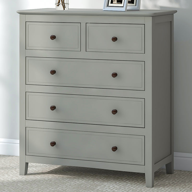 Gray Solid Wood 3 Pieces Full Bedroom Sets - Atlantic Fine Furniture Inc
