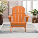 Classic Solid All-weather Folding Plastic Adirondack Chair - Atlantic Fine Furniture Inc