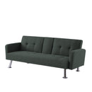 Convertible Folding Sofa Bed with Armrest , Fabric Sleeper Sofa Couch for Living Room . - Atlantic Fine Furniture Inc