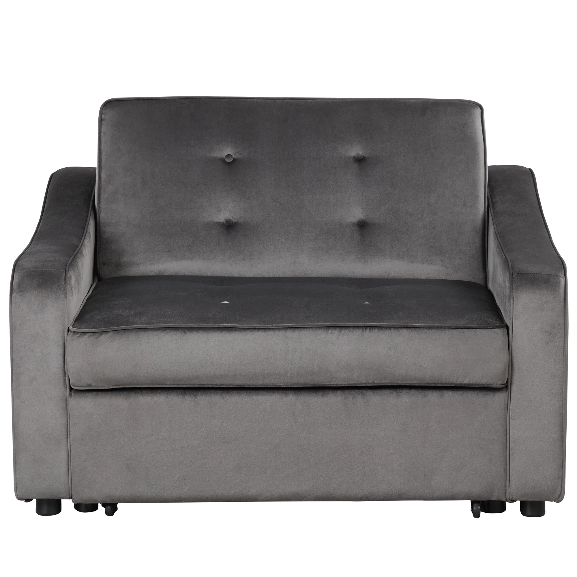 Orisfur. 50.6" Convertible Sleeper Bed, Adjustable Sofa Couch with Dual USB Ports for Living Room Space - Atlantic Fine Furniture Inc
