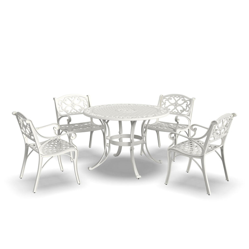 Sanibel - 42" Metal Outdoor Dining Set