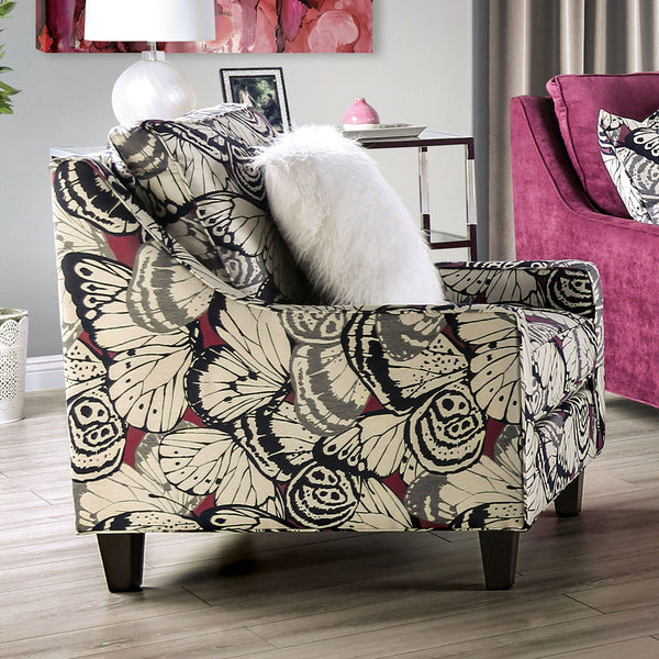Jillian - Chair - Pattern / Ivory