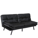 Convertible Memory Foam Futon Couch Bed, Modern Folding Sleeper Sofa-SF267PUBK - Atlantic Fine Furniture Inc