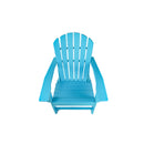 UM HDPE Resin Wood Adirondack Chair - Blue - Atlantic Fine Furniture Inc