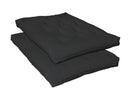 7Deluxe Innerspring Futon Pad - Black - Atlantic Fine Furniture Inc