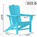 Resistant Adirondack Chair for Patio Deck Garden
Plastic Adirondack Chair, Fire Pit Chair, Blue,1 piece. - Atlantic Fine Furniture Inc