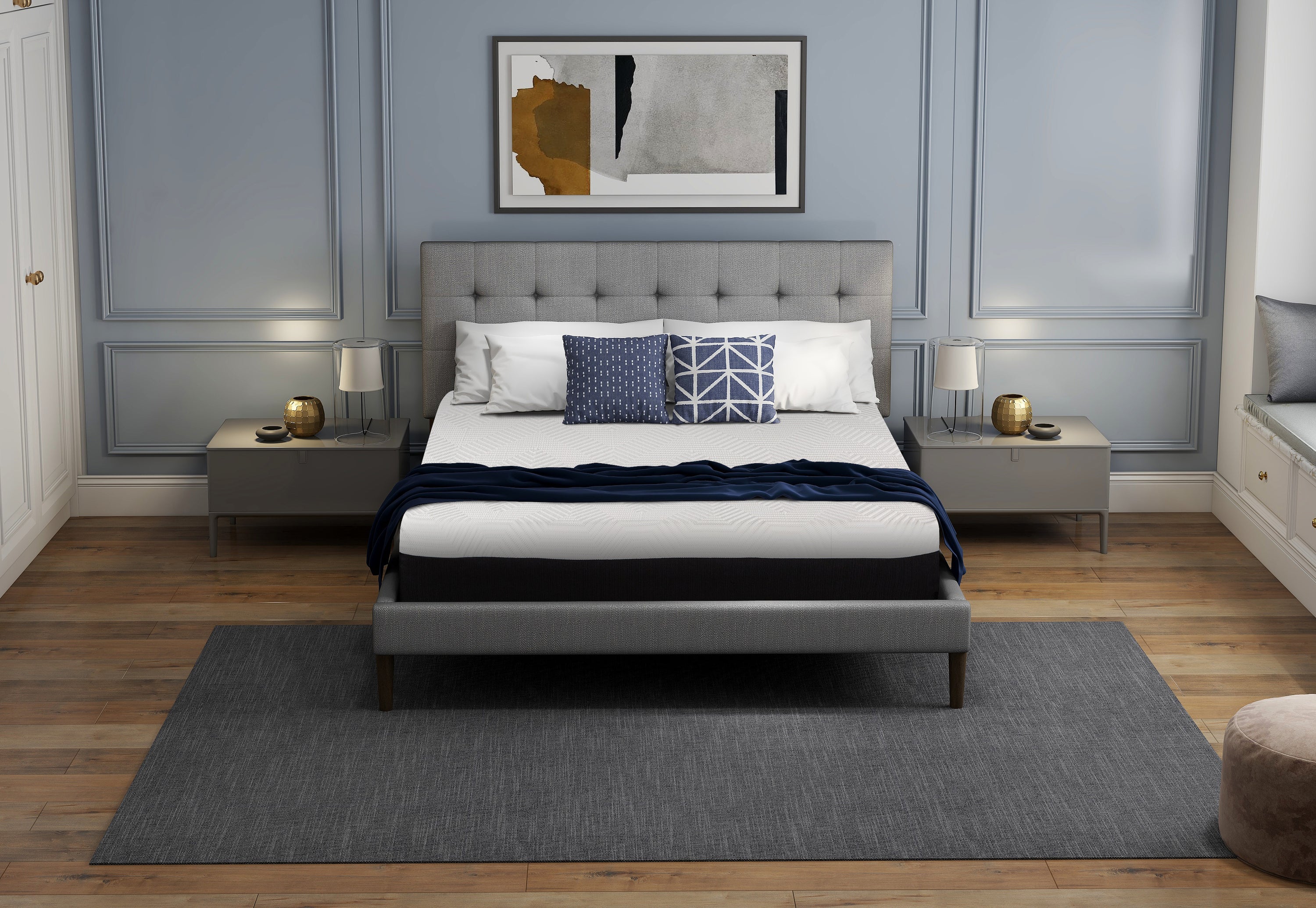S130 CALIFORNIA KING MATTRESS 72" x 84" x 13" - Atlantic Fine Furniture Inc