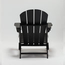 Classic Solid All-weather Folding HDPE Adirondack Chair - Atlantic Fine Furniture Inc