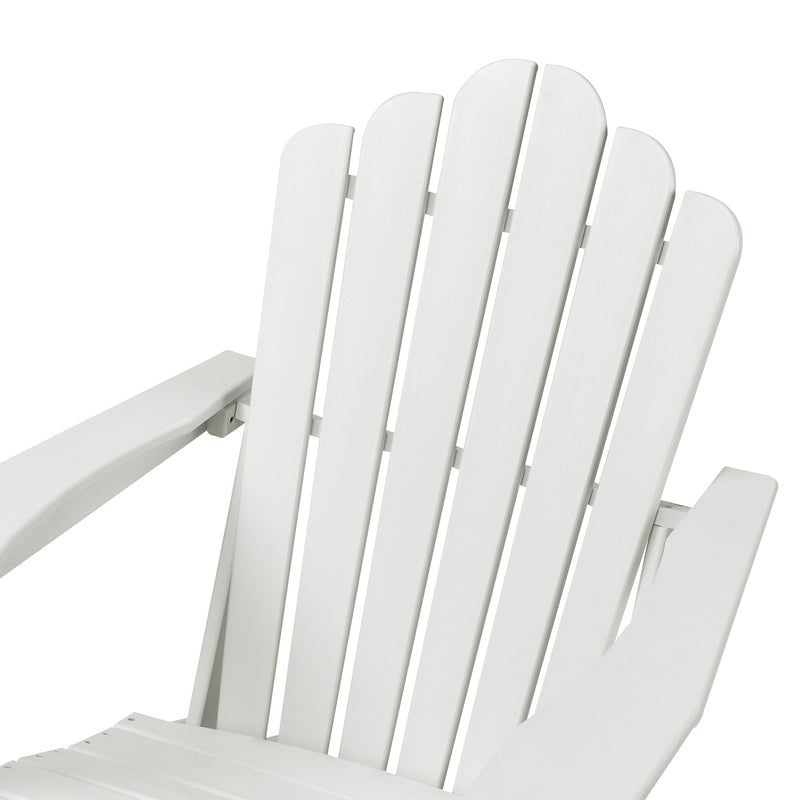 Classic Outdoor Adirondack Chair for Garden Porch Patio Deck Backyard, Weather Resistant Accent Furniture