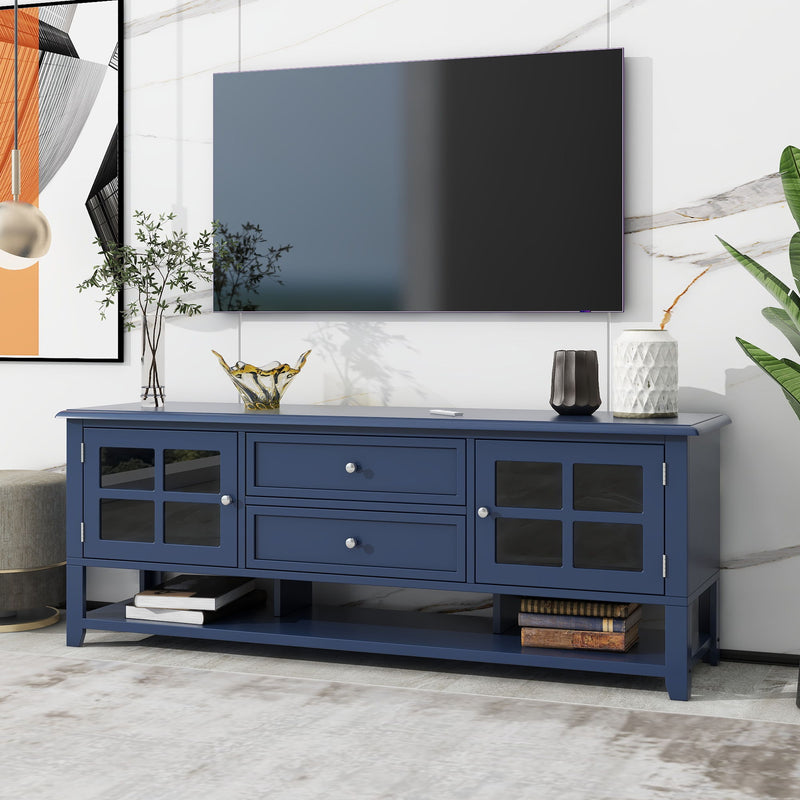 Tv Stand For Tvs Up To 60'', Entertainment Center With Multifunctional Storage Space, TV Cabinet With Modern Design, Media Console For Living Room