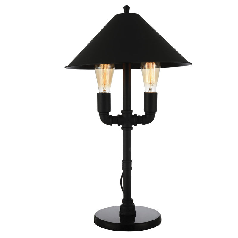 Coln - Table Lamp - Black Satin