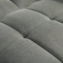 FUTON SLEEPER SOFA WITH 2 PILLOWS Dark gray FABRIC（same as W223S01338、W223S00991。Size difference, See Details in page.） - Atlantic Fine Furniture Inc