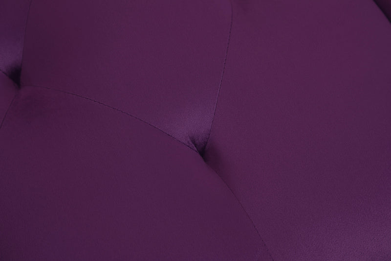 Convertible Sofa bed sleeper Purple Velvet（W223S00001、W223S00711、W223S00872） - Atlantic Fine Furniture Inc