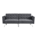 Sofa Bed Convertible Folding Dark Grey Lounge Couch Loveseat Sleeper Sofa  Armrests Living Room Bedroom Apartment Reading Room - Atlantic Fine Furniture Inc