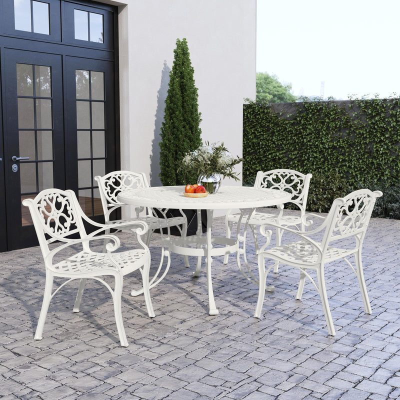 Sanibel - 48" Metal Outdoor Dining Set