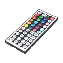 Queen Size Low Profile Upholstered Platform Bed with LED headboard,Black - Atlantic Fine Furniture Inc