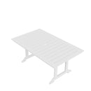 HDPE Dining Table, White - Atlantic Fine Furniture Inc