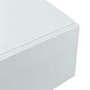 LED TV Stand for 55 inch TV, Modern Entertainment Center with LED Lights, TV & Media Furniture Console for Under TV Living Game Room Bedroom,White - Atlantic Fine Furniture Inc