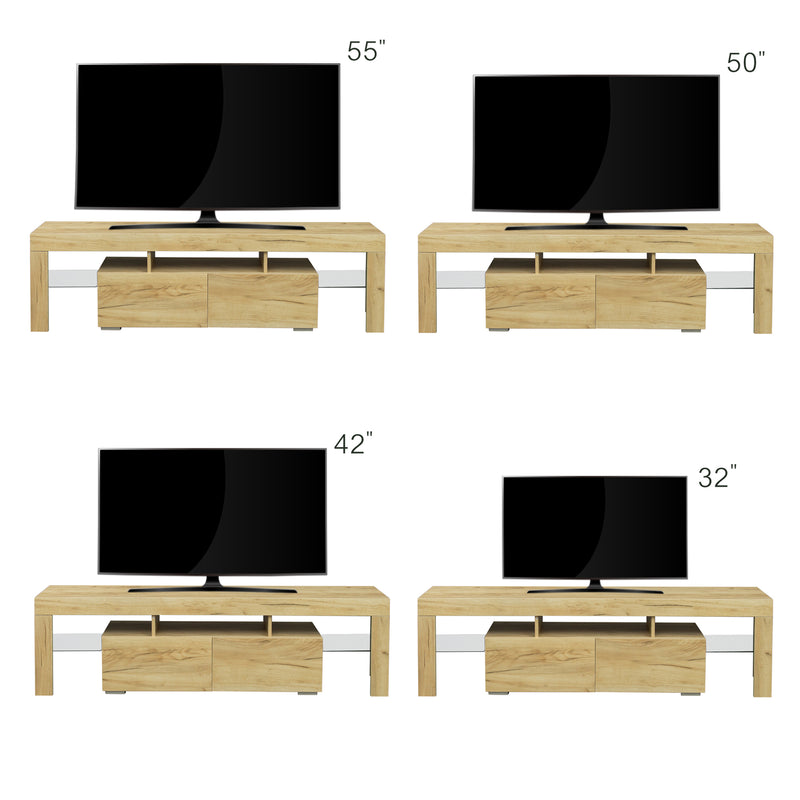 Living Room Furniture TV Stand Cabinet,Oak