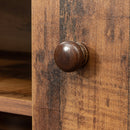 TV Stand Use in Living Room Furniture with 1 storage and 2 shelves Cabinet, high quality particle board,fir wood - Atlantic Fine Furniture Inc