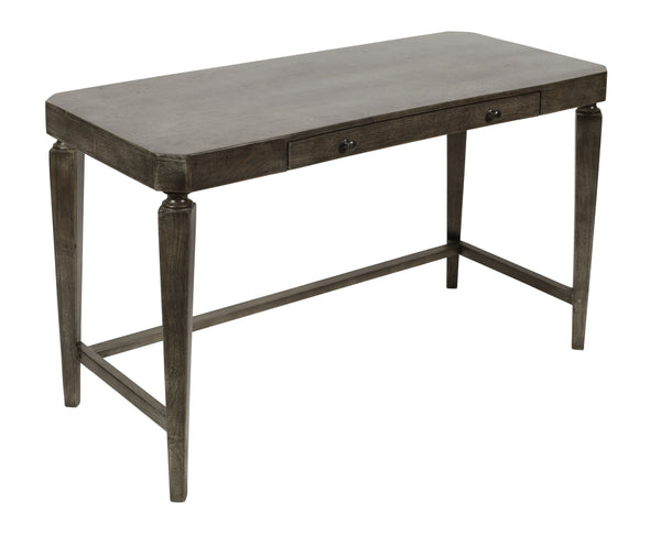 Adrian - Two Drawer Writing Desk - Rocky Road Gray