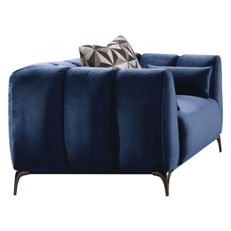 Hellebore - Chair - Blue Velvet - Atlantic Fine Furniture Inc