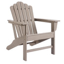 Classic Outdoor Adirondack Chair Set of 2 for Garden Porch Patio Deck Backyard, Weather Resistant Accent Furniture, Brown - Atlantic Fine Furniture Inc