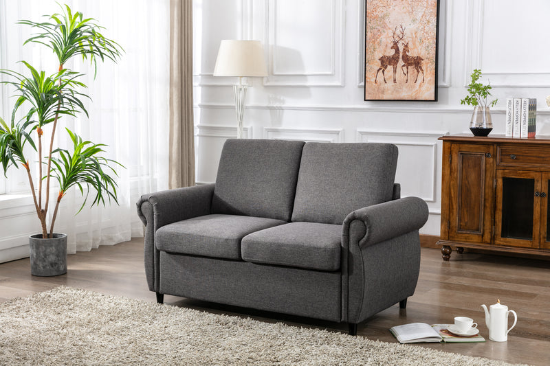 Orisfur Pull Out Sofa Bed  Loveseat Sleeper with Twin Size Memory Mattress for Living Room Spaces - Atlantic Fine Furniture Inc