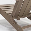 Classic Solid All-weather Folding HDPE Adirondack Chair - Atlantic Fine Furniture Inc