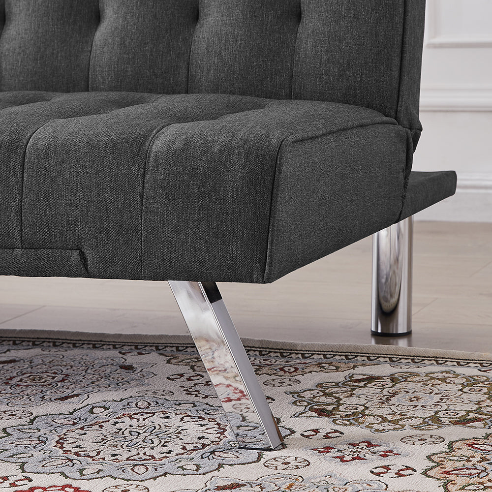 Futon Sofa Bed, Upholstered Convertible Folding Sleeper Recliner for Living Room - Atlantic Fine Furniture Inc