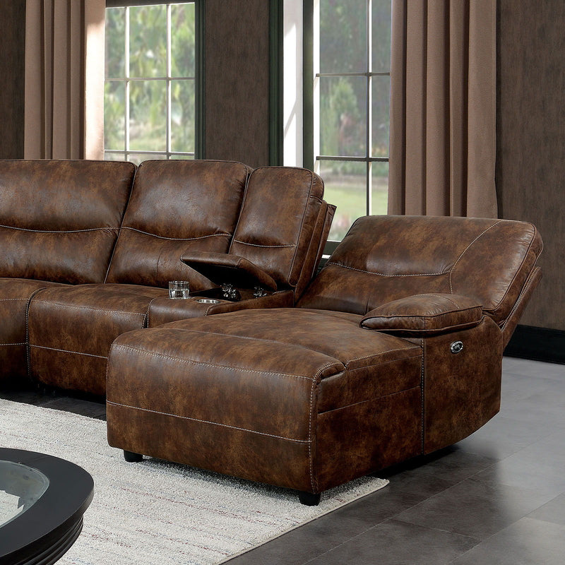 Chantelle - Power Sectional - Brown