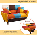 [VIDEO provided] U_STYLE Small Space Colorful Sleeper Sofa, Solid Wood Legs - Atlantic Fine Furniture Inc