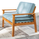 Gloucester Contemporary Patio Wood Sofa Club Chair - Atlantic Fine Furniture Inc