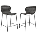 Mckinley - Upholstered Bar Stools With Footrest (Set of 2)