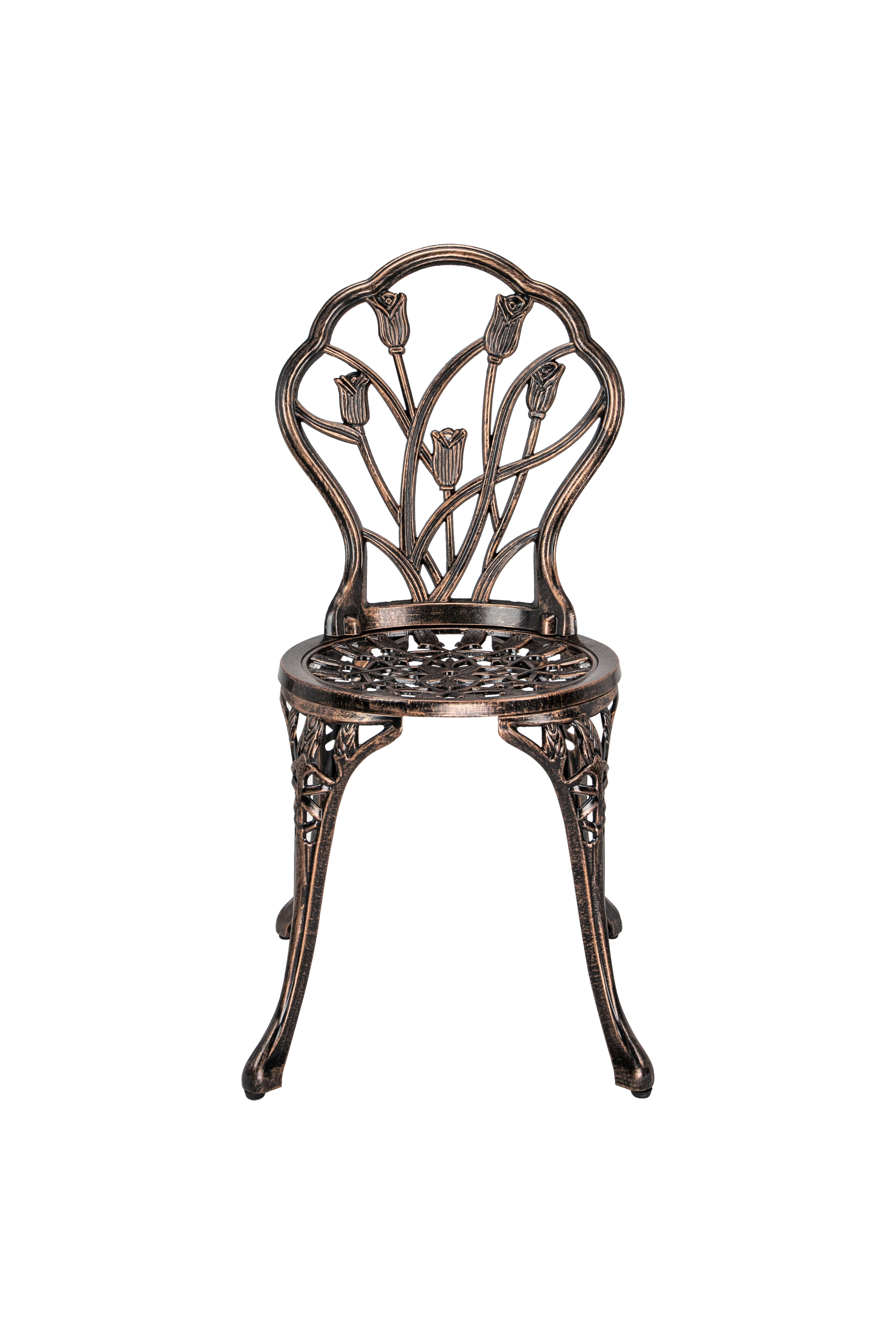 CAST ALUMINUM BISTRO TULIP SET - Atlantic Fine Furniture Inc