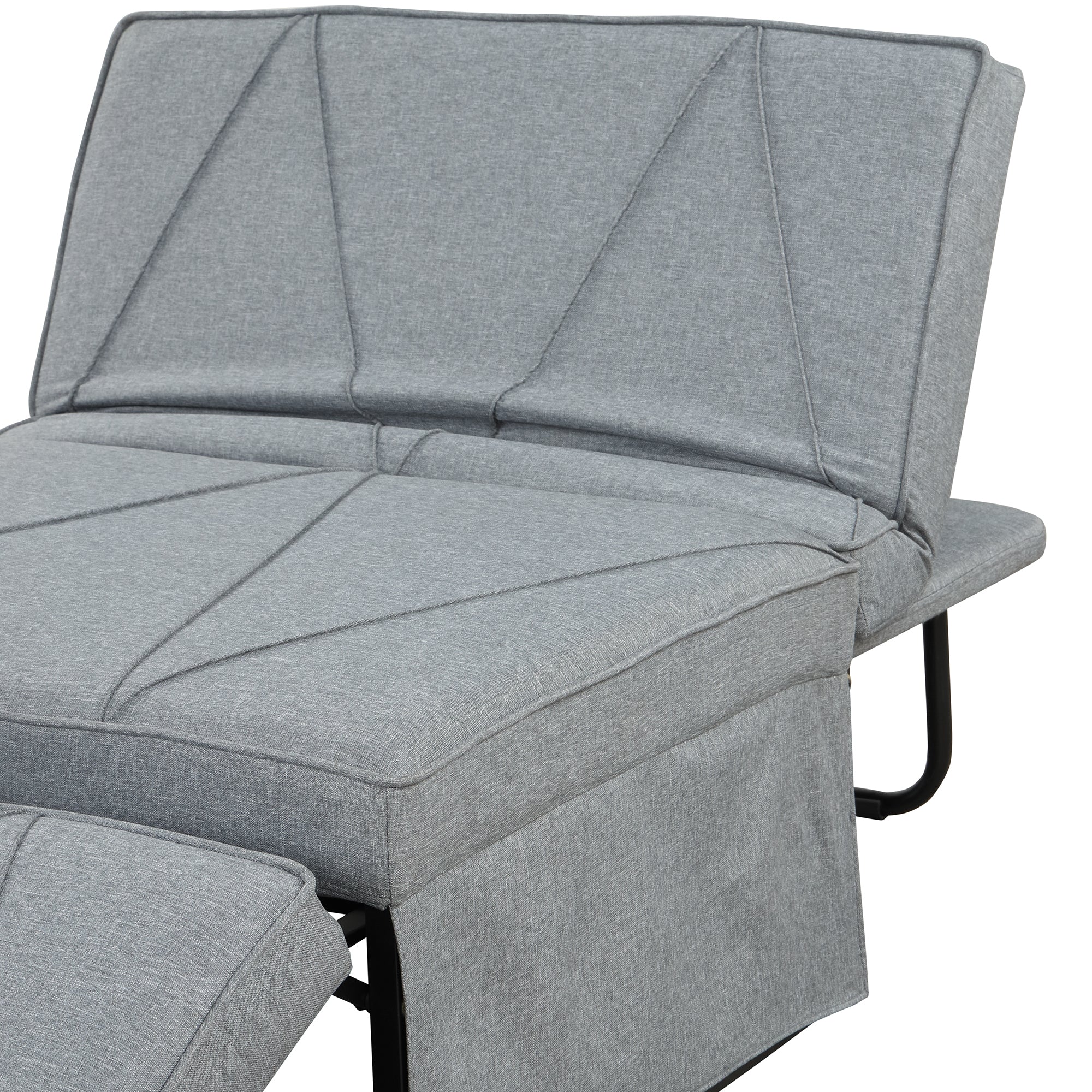 Orisfur.Sofa Bed,4-in-1Folding Ottoman Sofa Bed Sleeper Chair Convertible Chair into Bed with Adjustable Backrest Sleeper Couch Bed for Living Room/Small Apartment/Adults - Atlantic Fine Furniture Inc
