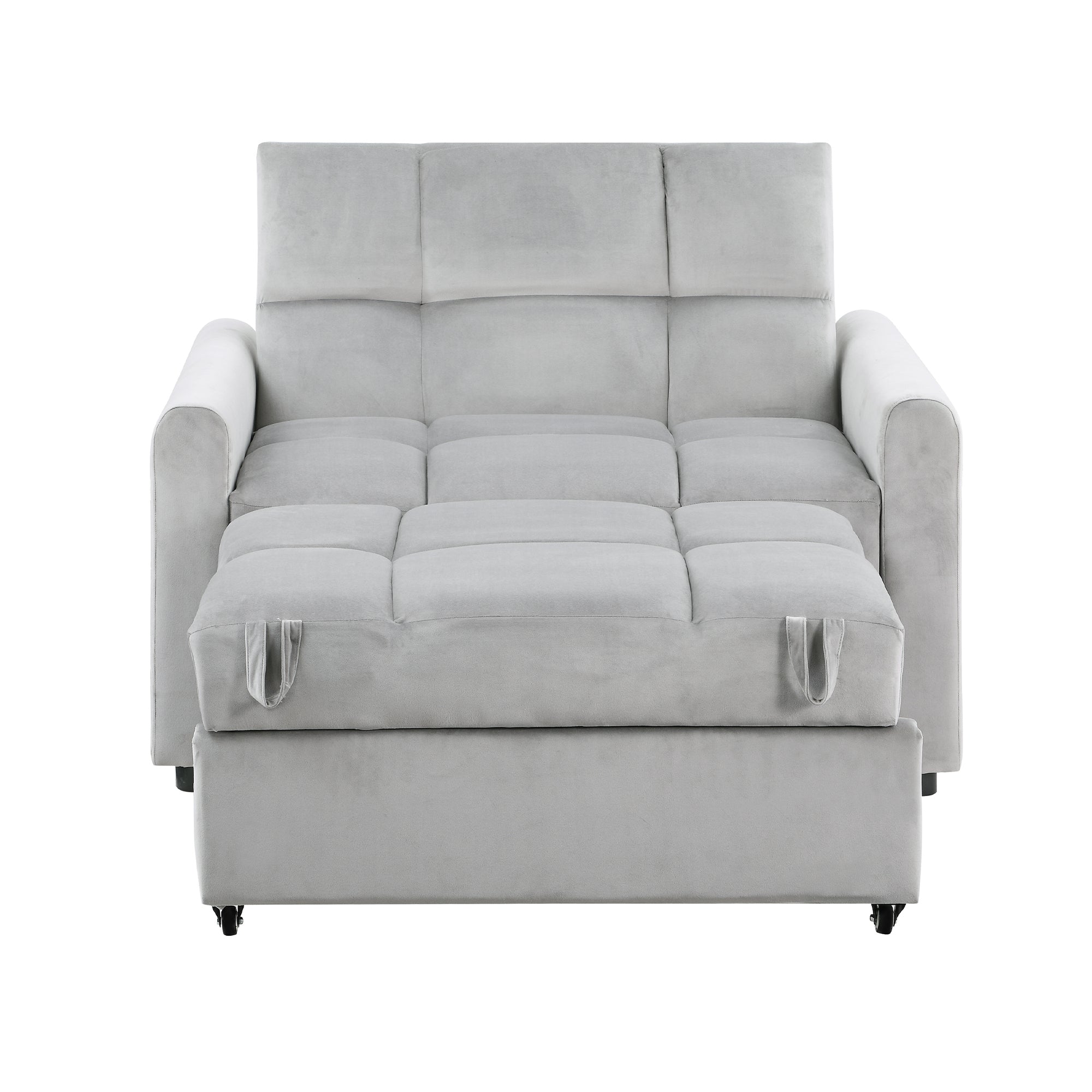 Orisfur. 50" Convertible Sleeper Bed, Adjustable Oversized Armchair  with Dual USB Ports for Small Space - Atlantic Fine Furniture Inc