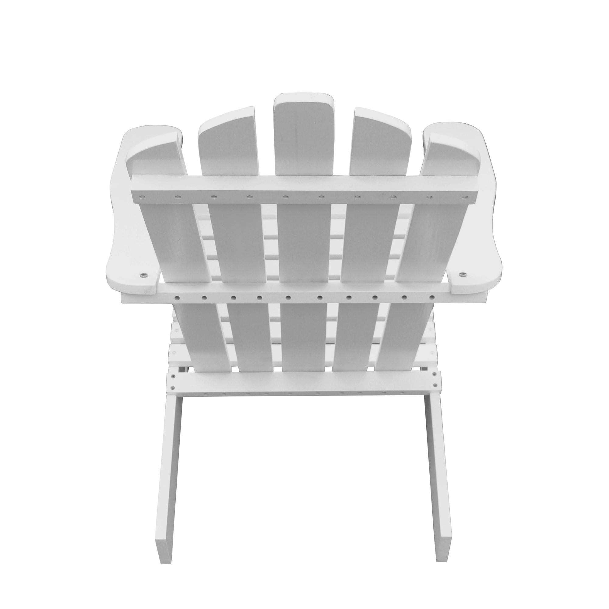 Outdoor or indoor  Wood Reclining Adirondack chair  White - Atlantic Fine Furniture Inc